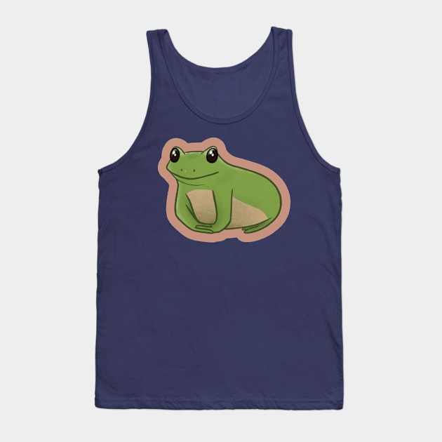 Polite Frog Tank Top by Unbrokeann